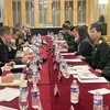 Quang cảnh cuộc họp Đối thoại Chiến lược và Hợp tác Quốc phòng Việt-Pháp lần thứ ba. (Ảnh: Ngọc Hiệp/TTXVN)