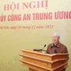 Tổng Bí thư Nguyễn Phú Trọng tại hội nghị. (Ảnh: Trí Dũng/TTXVN)