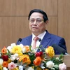 Thủ tướng Phạm Minh Chính phát biểu chỉ đạo. (Ảnh: Phạm Kiên/TTXVN)
