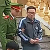 Bị cáo Nguyễn Tiến Thành tại Tòa án Nhân dân tỉnh. (Nguồn: Báo Hòa Bình)