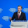 Cố vấn An ninh Quốc gia Mỹ Jake Sullivan phát biểu tại Diễn đàn Kinh tế thế giới ở Davos (Thụy Sĩ). (Ảnh: AFP/TTXVN)