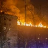 Hiện trường vụ cháy. (Nguồn: AFP)