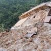 Hiện trường vụ sạt lở đất ở Tagum, tỉnh Davao del Norte, Philippines ngày 7/2. (Ảnh: AFP/TTXVN)