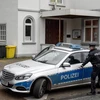 Cảnh sát Đức thực hiện nhiệm vụ. (Ảnh: AFP/TTXVN)