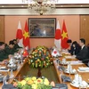 Đối thoại Chính sách quốc phòng Việt Nam-Nhật Bản lần thứ 10. (Ảnh: Trọng Đức/TTXVN)