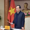 Phó Thủ tướng Trần Lưu Quang phát biểu. (Ảnh: TTXVN)