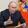 Tổng thống Nga Vladimir Putin chủ trì cuộc họp nội các tại ngoại ô Moskva, ngày 29/3/2023. (Ảnh: AFP/TTXVN)