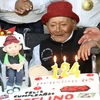 Cụ Marcelino Abad trong ngày sinh nhật lần thứ 124 của mình. (Nguồn: X)