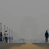 Khói mù ô nhiễm bao phủ dày đặc tại New Delhi, Ấn Độ. (Ảnh: AFP/TTXVN)