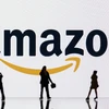 Biểu tượng công ty công nghệ đa quốc gia Amazon của Mỹ. (Ảnh: AFP/TTXVN)