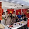 Sinh viên Việt Nam tham dự Ngày hội đoàn kết sinh viên các dân tộc tại Liên bang Nga. (Ảnh: Ban Tổ chức)