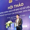 Thượng tướng Lương Tam Quang phát biểu tại hội thảo. (Nguồn: Báo Quân đội Nhân dân)