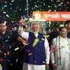 Thủ tướng Modi sẽ ghi danh vào lịch sử Ấn Độ khi nắm giữ 3 nhiệm kỳ Thủ tướng liên tiếp. (Ảnh: ANI/TTXVN)