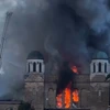 Nhà thờ St. Anne bị cháy rụi. (Nguồn: CP24)