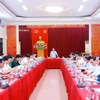 Quang cảnh phiên họp thường kỳ tháng 5 của Ban Thường vụ Tỉnh ủy Nghệ An. (Nguồn: Trang thông tin điện tử Đảng bộ khối các cơ quan tỉnh Nghệ An)