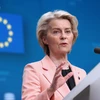 Chủ tịch Ủy ban châu Âu (EC) Ursula von der Leyen. (Ảnh: THX/TTXVN)