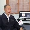 Nhà nghiên cứu Lý Minh Hán trả lời phỏng vấn về Tổng Bí thư Nguyễn Phú Trọng. (Ảnh: Xuân Vịnh/TTXVN)