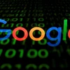 Biểu tượng của Google trên màn hình máy tính bảng. (Ảnh: AFP/TTXVN)