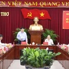 Quang cảnh buổi làm việc. (Ảnh: Ngọc Thiện/TTXVN)