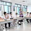 Học sinh Trường THCS An Dương Vương, huyện Đông Anh. (Nguồn: Báo Kinh tế & Đô thị)