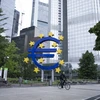 ECB có thể sẽ hạ lãi suất tại cuộc họp trong tháng này. (Ảnh: THX/TTXVN)