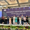 Đại diện Phái đoàn thường trực các nước tại ASEAN. (Ảnh: Đào Trang/TTXVN)