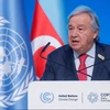 Tổng thư ký Liên hợp quốc Antonio Guterres phát biểu tại phiên khai mạc Hội nghị COP29. (Ảnh: REUTERS)