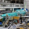 Máy bay 737 MAX của hãng Boeing được lắp ráp tại nhà máy ở Renton, Washington (Mỹ). (Nguồn: Reuters/TTXVN)