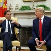 Tổng thống Mỹ Donald Trump gặp Tổng thư ký NATO, khi đó là Thủ tướng Hà Lan, Mark Rutte tại Nhà Trắng, tháng 7/2019. (Nguồn: AP)