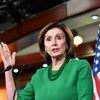 Cựu Chủ tịch Hạ viện Mỹ Nancy Pelosi. (Ảnh: AFP/TTXVN)