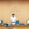 Phó Chủ tịch Ủy ban nhân dân thành phố Hà Nội yêu cầu xử lý nghiêm việc không đeo khẩu trang. (Ảnh: PV/Vietnam+)