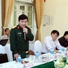 Đại biểu Quốc hội tỉnh Thừa Thiên-Huế Đặng Ngọc Nghĩa phát biểu ý kiến. (Ảnh: Lâm Khánh/TTXVN)