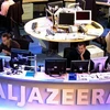 Kênh tiếng Anh phòng tin tức Al Jazeera tại Doha, Qatar. (Nguồn: AP)
