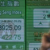 Giá cổ phiếu được niêm yết tại thị trường chứng khoán Hong Kong, Trung Quốc. (Ảnh minh họa: AFP/TTXVN)