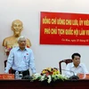 Phó Chủ tịch Quốc hội Uông Chu Lưu phát biểu ý kiến. (Ảnh: Kim Há/TTXVN)