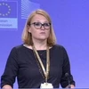 Nữ phát ngôn viên Maja Kocijancic của EU. (Nguồn: ukrinform.ua)