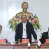 Phó Thủ tướng Nguyễn Xuân Phúc phát biểu tại phiên họp. (Ảnh: Phương Hoa/TTXVN)