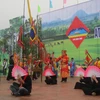 Lễ hội cầu mùa của người Tày ở vùng ATK Định Hóa, tỉnh Thái Nguyên. (Ảnh: Hoàng Nguyên-Lan Anh/TTXVN)