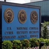 Bên ngoài khuôn viên của Cơ quan An ninh quốc gia Mỹ (NSA) ở Fort Meade, bang Maryland, Mỹ. (Nguồn: AP) 