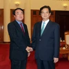 Thủ tướng Nguyễn Tấn Dũng tiếp Chủ tịch Hãng thông tấn Yonhap
