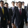 Trưởng đoàn đàm phán hạt nhân Hàn Quốc Hwang Joon-kook Hwang Joon Kook (phải). (Ảnh: AFP/TTXVN)