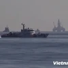 Tàu Việt Nam kiên trì bám trụ để tuyên truyền, thực thi pháp luật