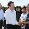 Chủ tịch nước Trương Tấn Sang thăm huyện đảo Bạch Long Vĩ