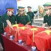 Đón nhận, an táng 24 hài cốt liệt sỹ Việt hy sinh ở Campuchia