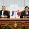 Nga và Mông Cổ ký thỏa thuận hợp tác trên nhiều lĩnh vực