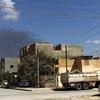 Máy bay lạ tấn công kho vũ khí của lực lượng Hồi giáo ở Libya
