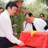 Chủ tịch nước dự lễ truy điệu, an táng hài cốt liệt sỹ ở Long Khánh