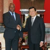 Chủ tịch nước Trương Tấn Sang tiếp Bộ trưởng Bộ Nội vụ Angola
