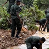 Sri Lanka: Tìm kiếm nạn nhân do lở đất bị dừng lại vì mưa lớn
