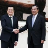 Chủ tịch nước Trương Tấn Sang tiếp các lãnh đạo Campuchia